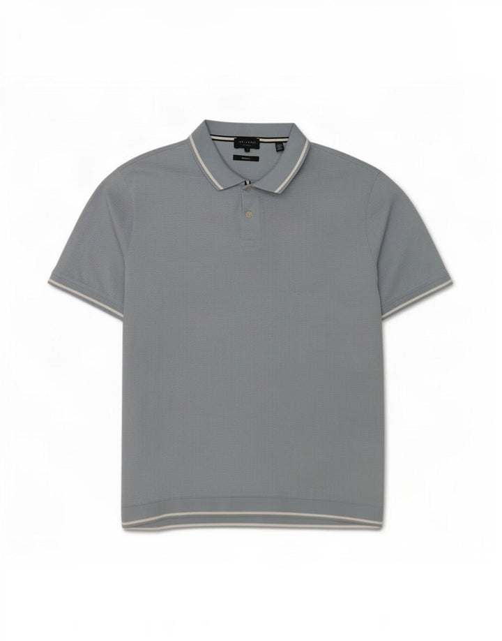 Ted Baker Mens Regular Polo Shirt Size 5 XL Blue Cotton