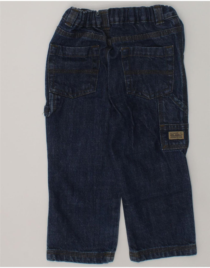 WRANGLER Baby Boys Straight Jeans 18-24 Months W20 L12 Navy Blue Cotton | Vintage Wrangler | Thrift | Second-Hand Wrangler | Used Clothing | Messina Hembry 