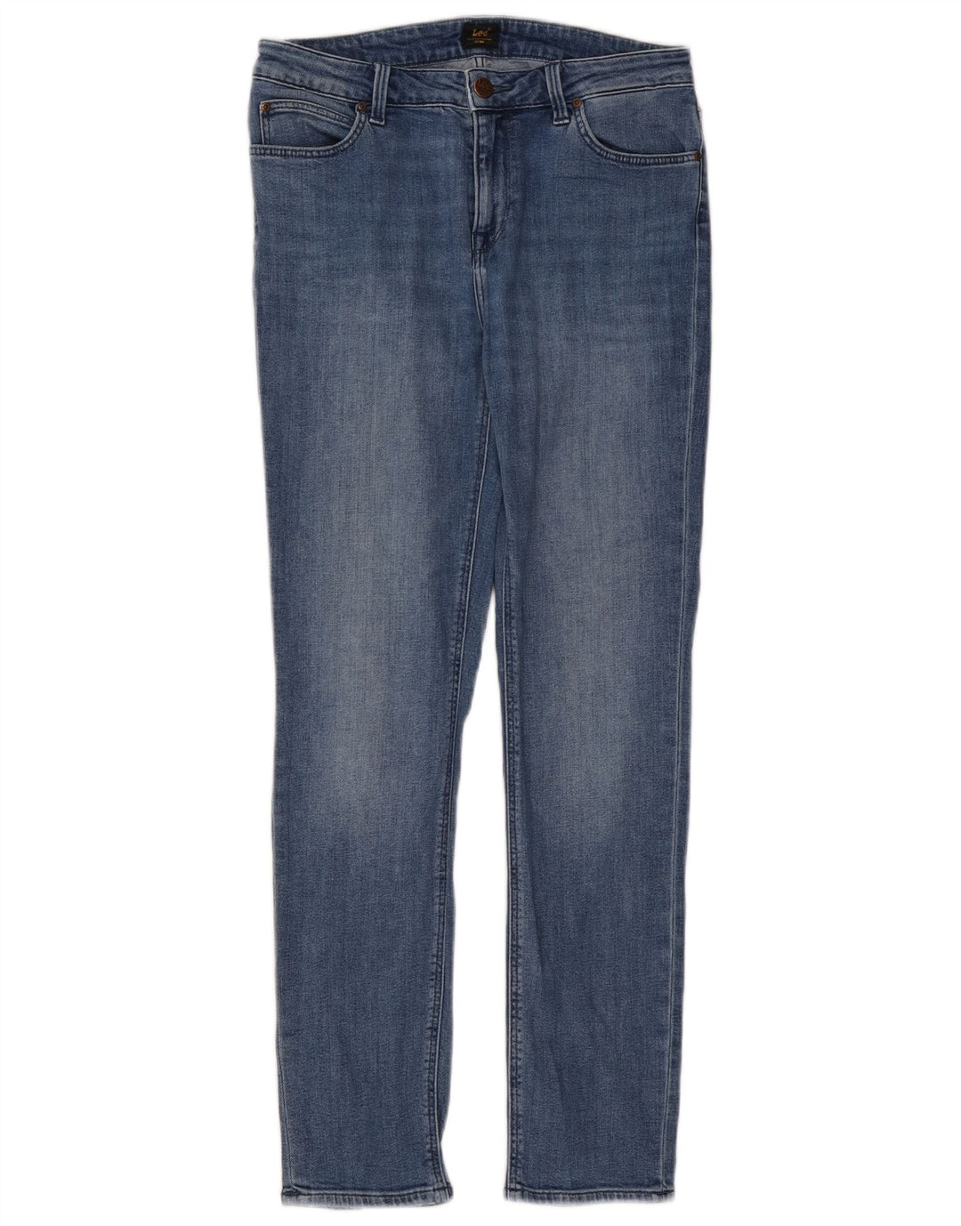 Lee Womens Elly Slim Jeans W30 L31 Blue Cotton