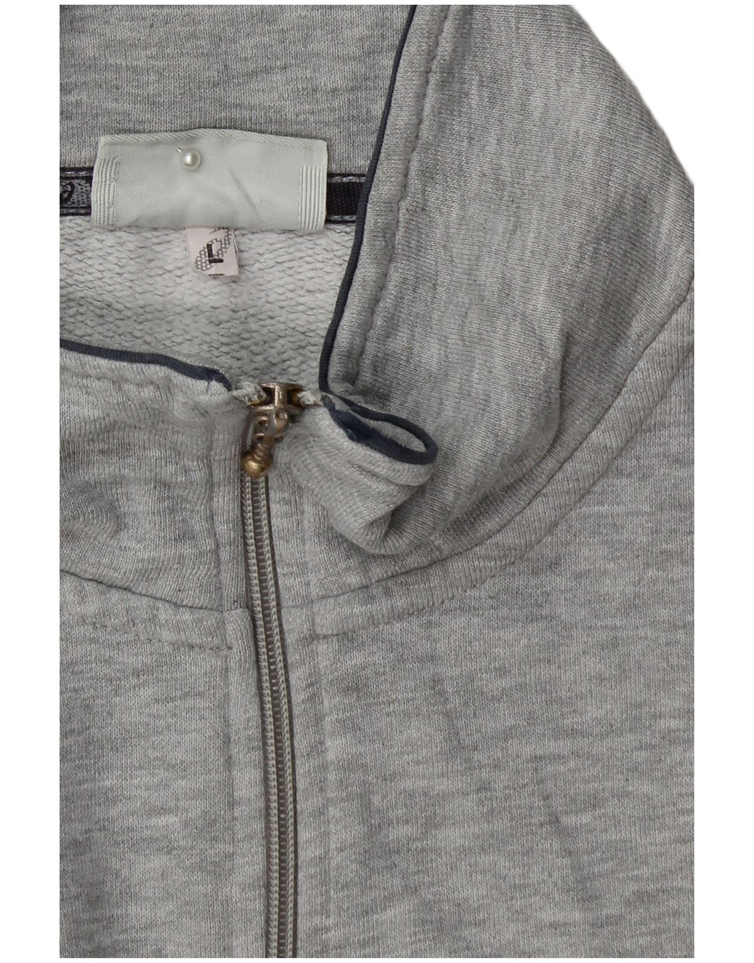 ASICS Mens Tracksuit Top Jacket Large Grey Flecked