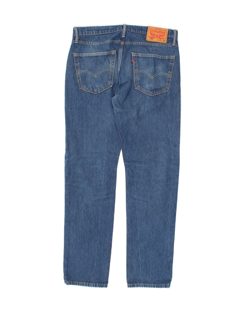 LEVI'S Mens 502 Tapered Jeans W32 L32 Blue Cotton Vintage Levi's and Second-Hand Levi's from Messina Hembry 