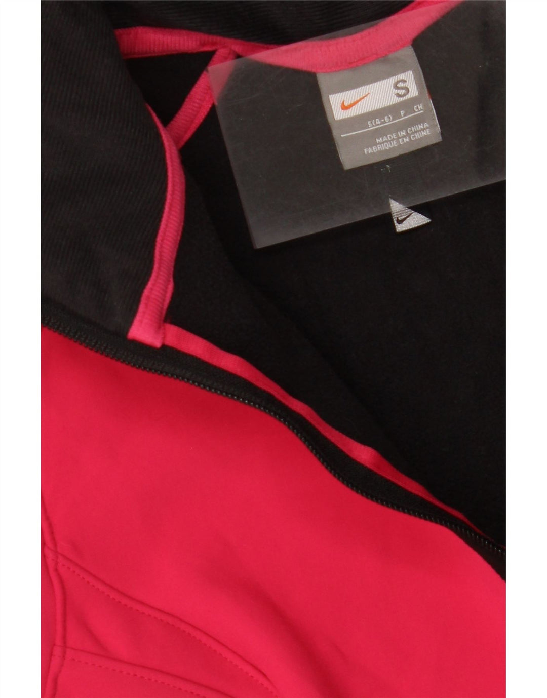 NIKE Womens Tracksuit Top Jacket US 4/6 Small Pink Polyamide