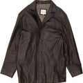 KEENAN Mens Leather Jacket UK 42 XL Black Leather Vintage Keenan and Second-Hand Keenan from Messina Hembry 