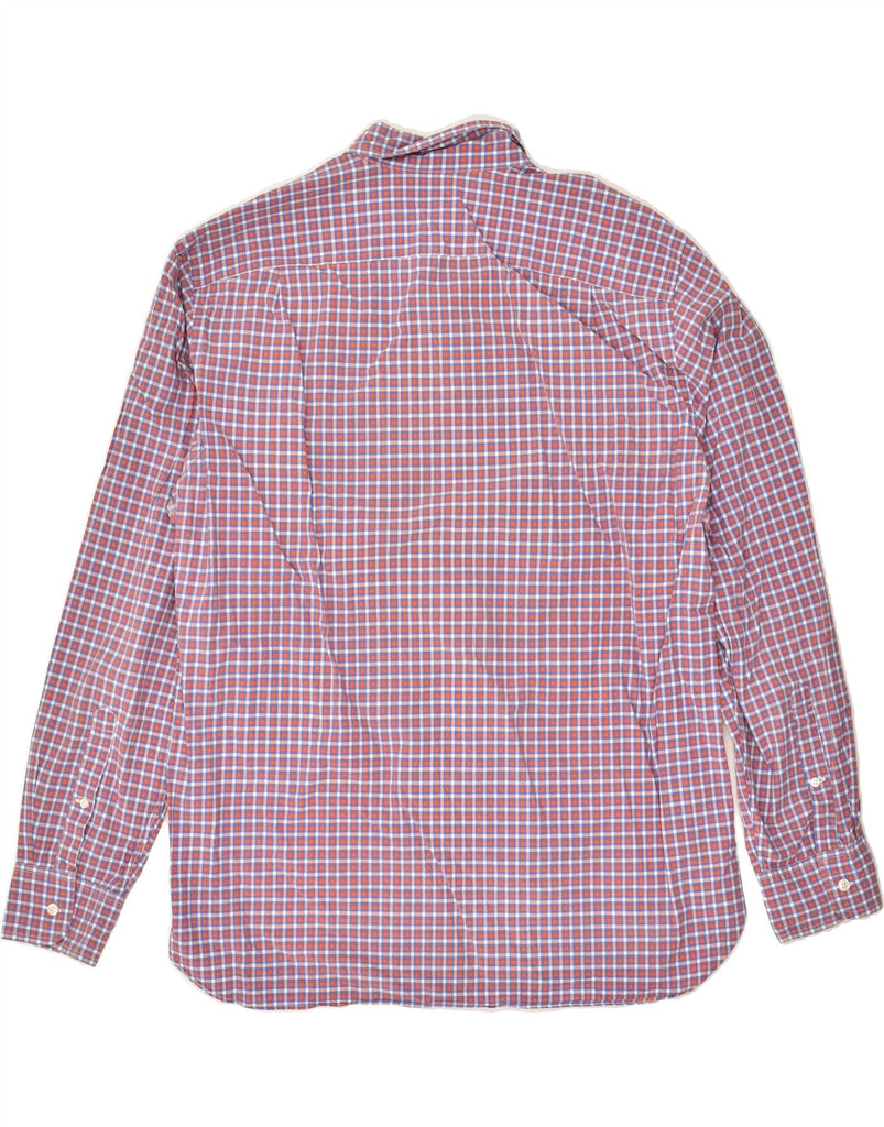 J. CREW Mens Shirt XL Blue Check Cotton | Vintage J. Crew | Thrift | Second-Hand J. Crew | Used Clothing | Messina Hembry 