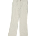 PACIFIC TRAIL Womens Bootcut Casual Trousers W33 L31  White Cotton Vintage Pacific Trail and Second-Hand Pacific Trail from Messina Hembry 