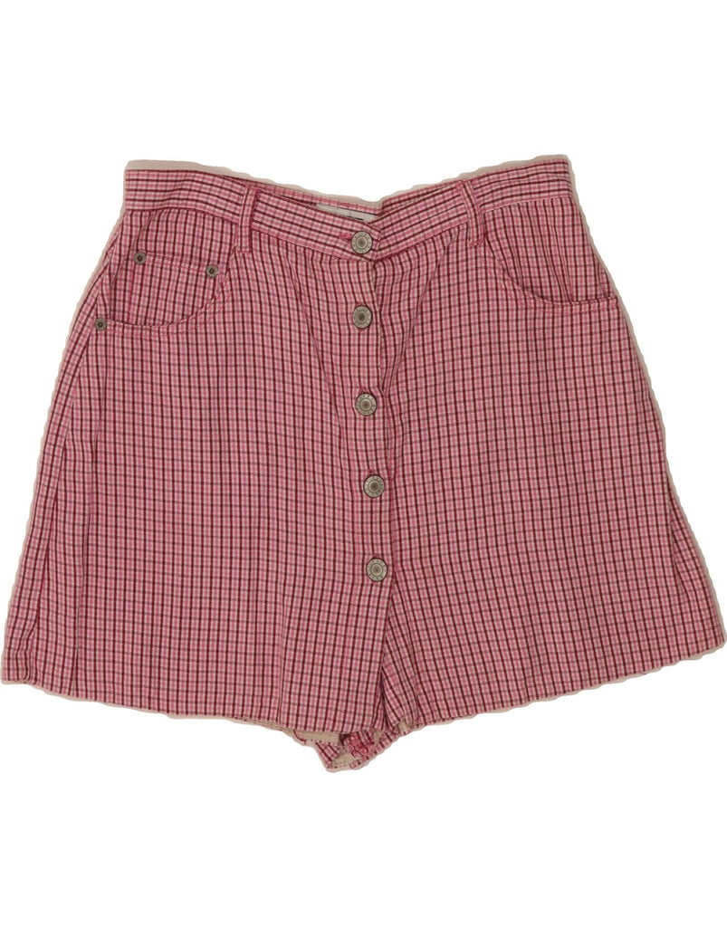 ESPRIT Womens Skort UK 12 Medium  Pink Check Vintage Esprit and Second-Hand Esprit from Messina Hembry 