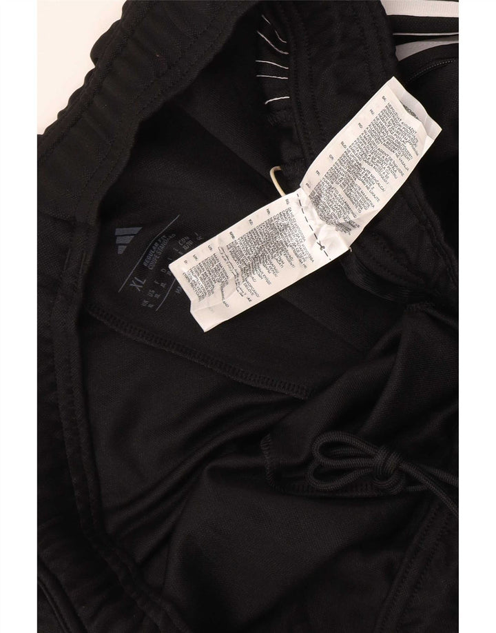 Adidas Mens Tracksuit Trousers XL Black Polyester Sports