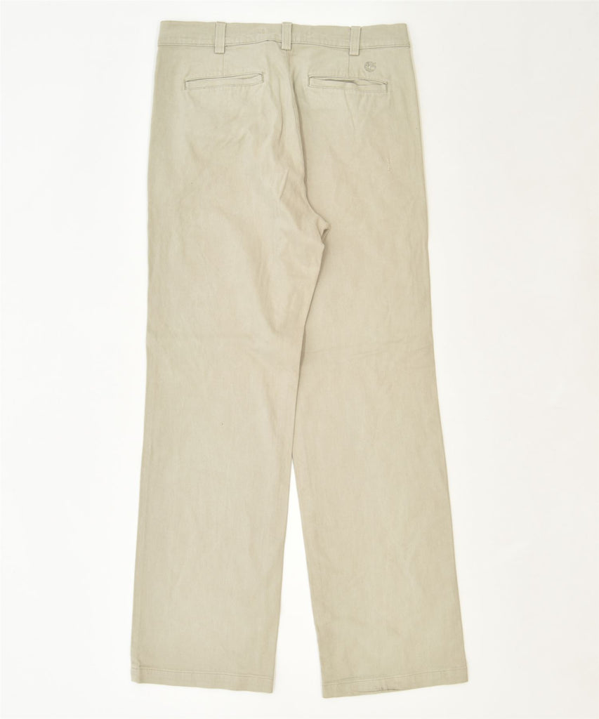 TIMBERLAND Mens Straight Chino Trousers W35 L33 Grey Cotton Classic | Vintage | Thrift | Second-Hand | Used Clothing | Messina Hembry 