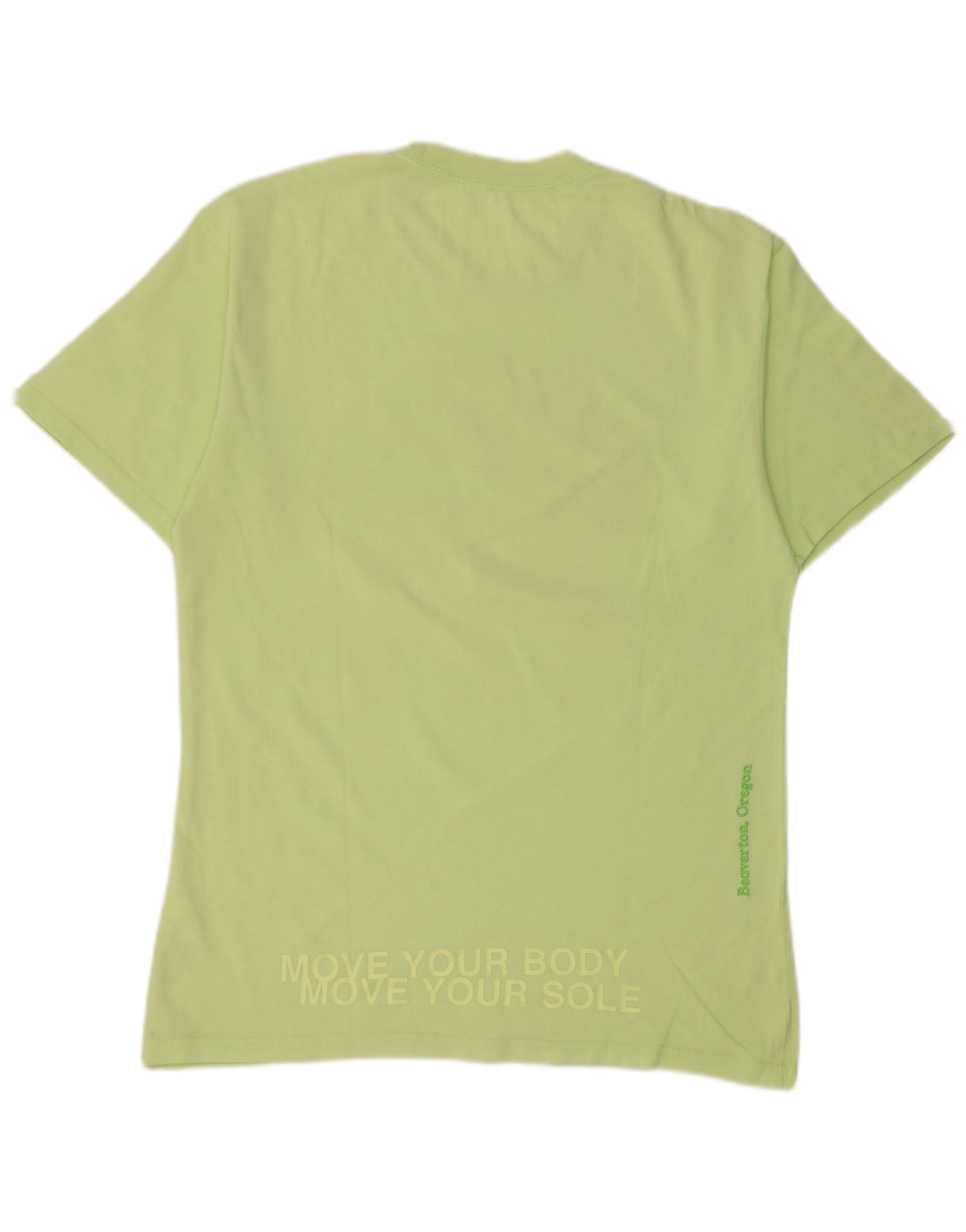 Nike Mens Graphic T-Shirt Top Small Green Cotton