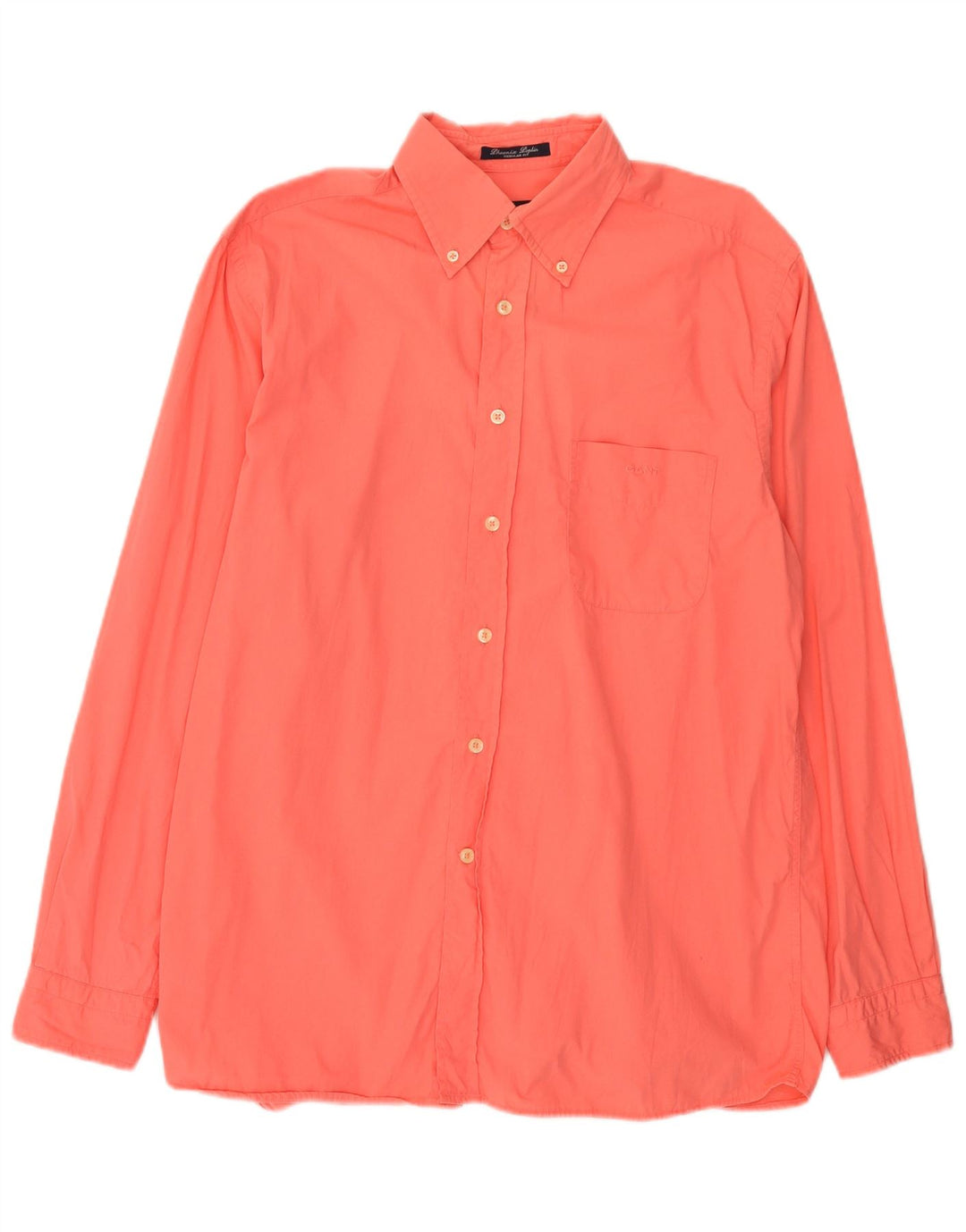 Gant Mens Regular Fit Shirt Medium Pink Cotton
