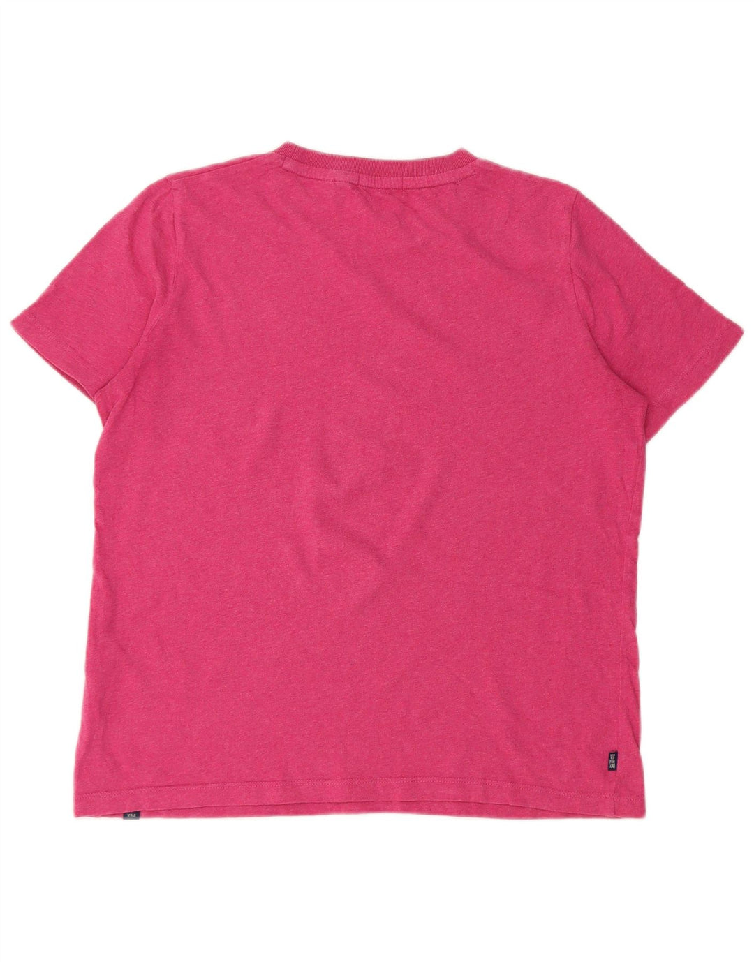 Superdry Womens Oversized T-Shirt Top UK 8 Small Pink Cotton