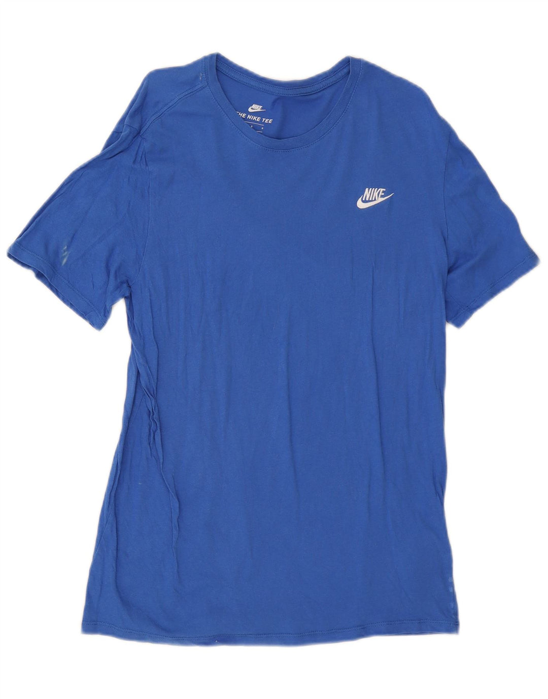 Nike Mens Athletic Cut T-Shirt Top Large Blue Cotton