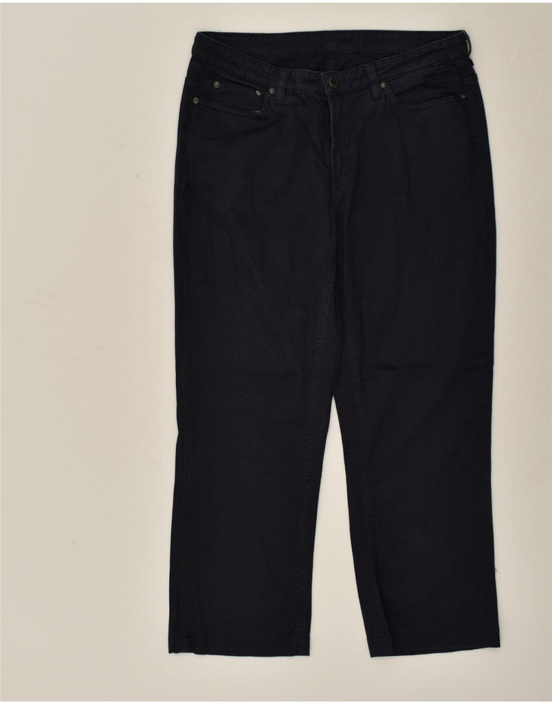 GANT Mens Loose Fit Casual Trousers W33 L24 Navy Blue Cotton | Vintage Gant | Thrift | Second-Hand Gant | Used Clothing | Messina Hembry 
