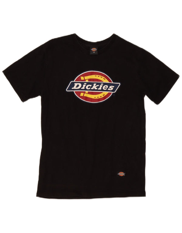 Dickies Womens Graphic T-Shirt Top UK 14 Medium Black