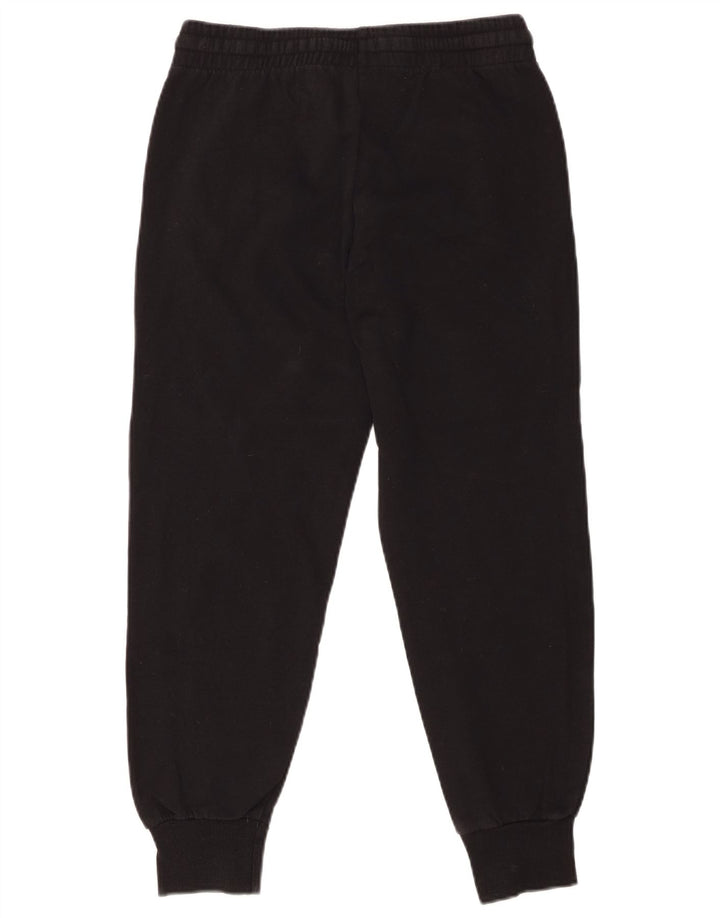 Kappa Womens Graphic Tracksuit Trousers Joggers UK 12 Medium  Black Cotton