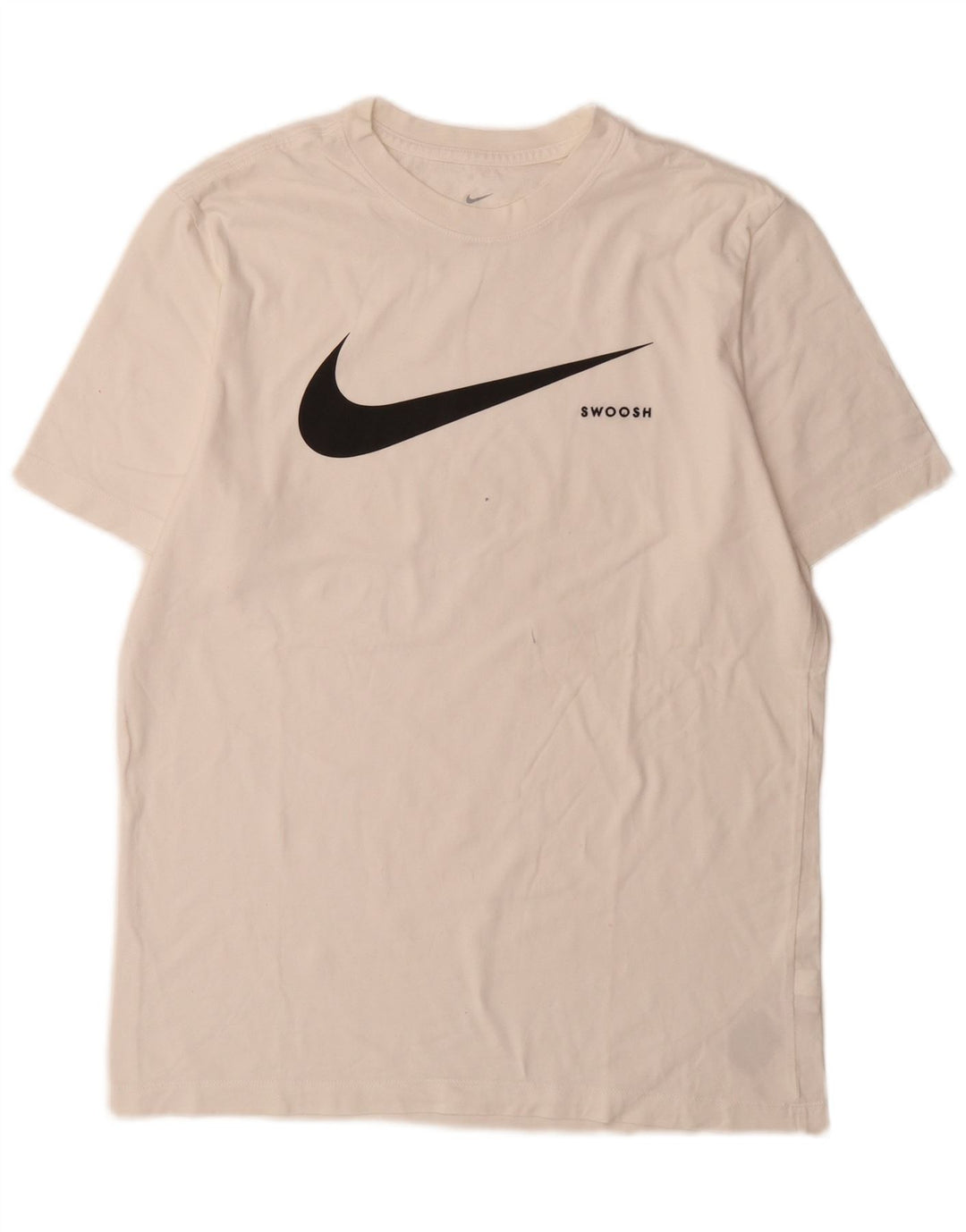 Nike Mens Graphic T-Shirt Top Medium White Cotton Sports