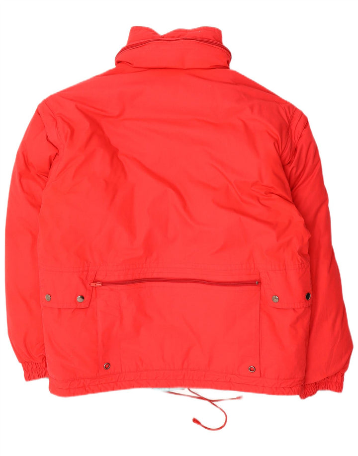 Vintage Mens Hooded Reversible Jacket UK 38 Medium Multicoloured Winter