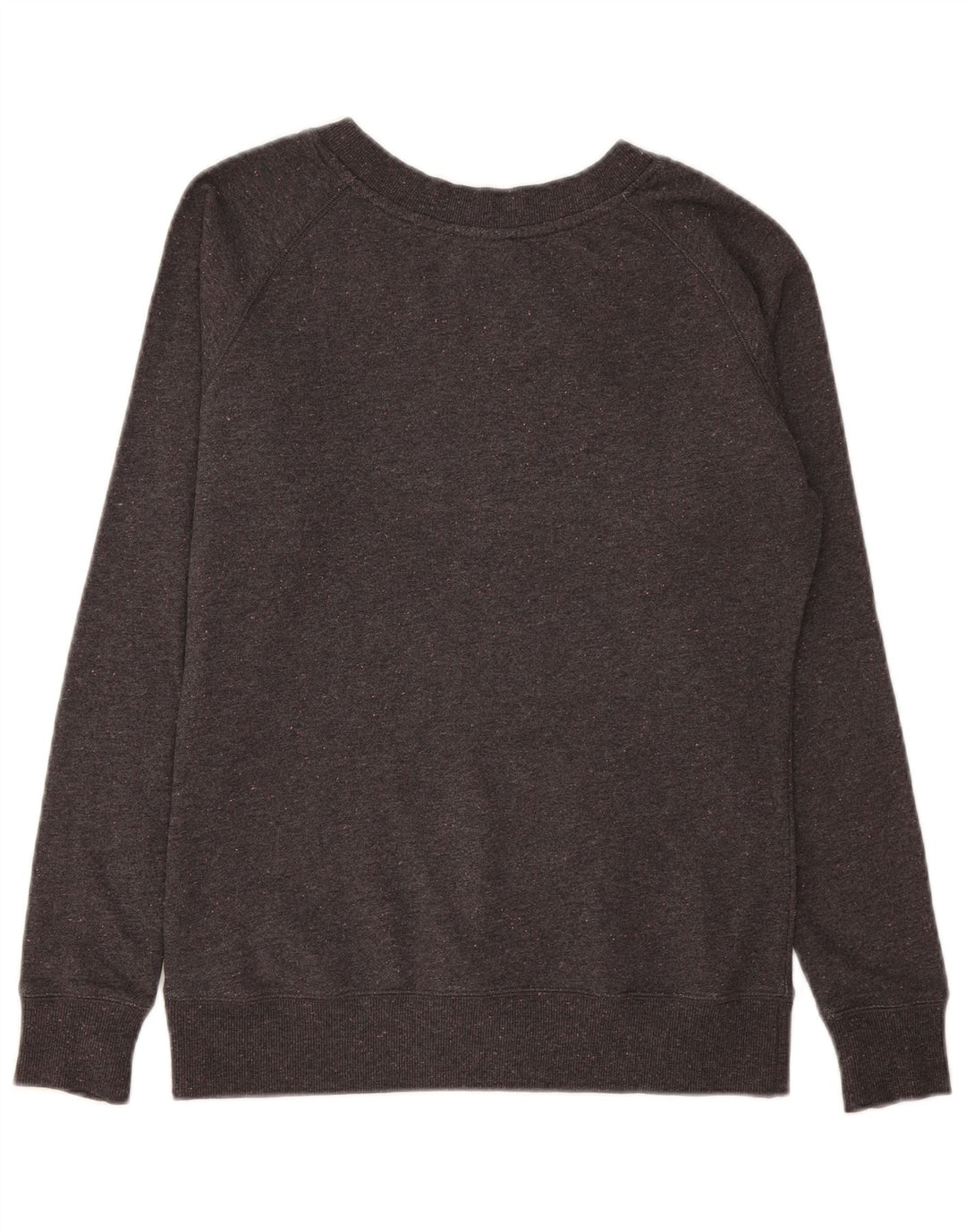 Animal Womens Sweatshirt Jumper UK 10 Small Grey Flecked