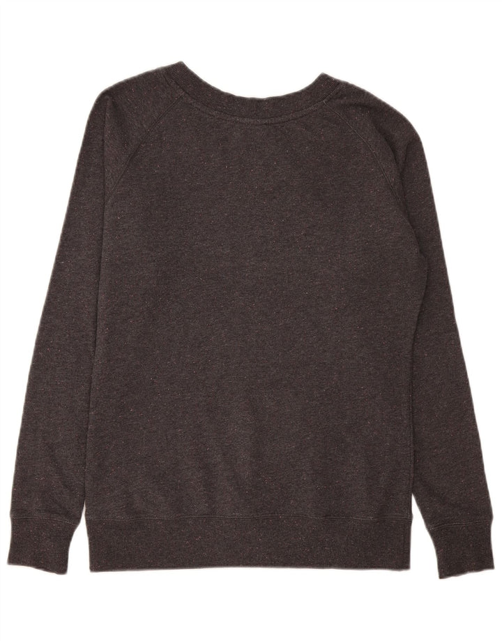 Animal Womens Sweatshirt Jumper UK 10 Small Grey Flecked