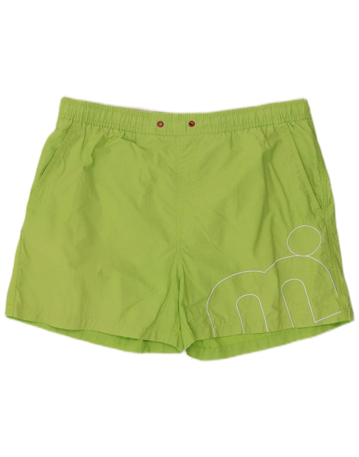 Mistral Mens Graphic Swimming Shorts XL  Green