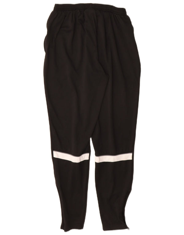 Nike Boys Dri Fit Tracksuit Trousers 12-13 Years Large Black Polyester