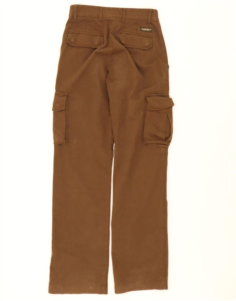 40WEFT Mens Straight Cargo Trousers W30 L33 Brown Cotton Vintage 40Weft and Second-Hand 40Weft from Messina Hembry 