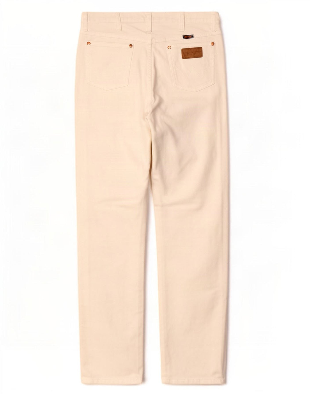 Wrangler Womens Straight Jeans W35 L30 White Cotton