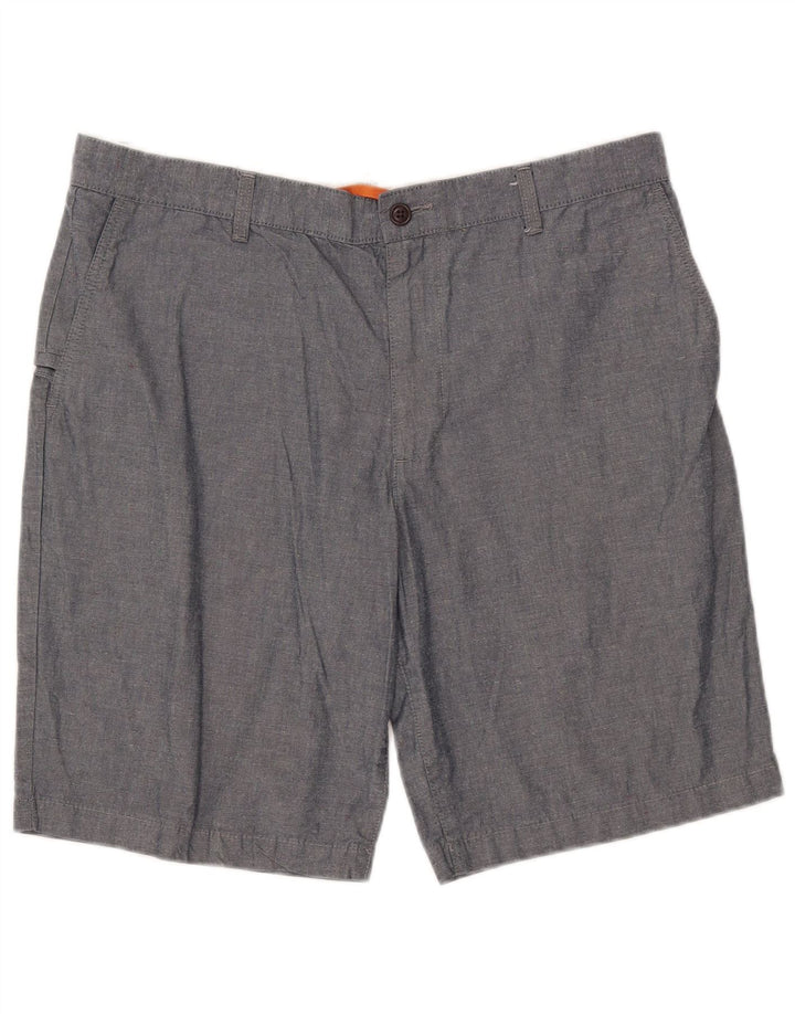 DOCKERS Mens Cargo Shorts W36 Large  Navy Blue Cotton