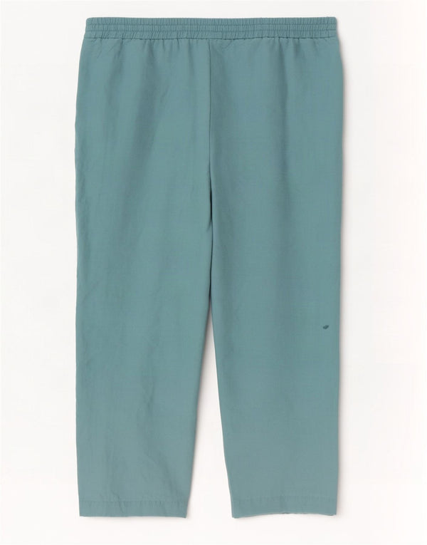 Marks & Spencer Womens High Waist Casual Trousers UK 20 2XL W38 L26 Blue