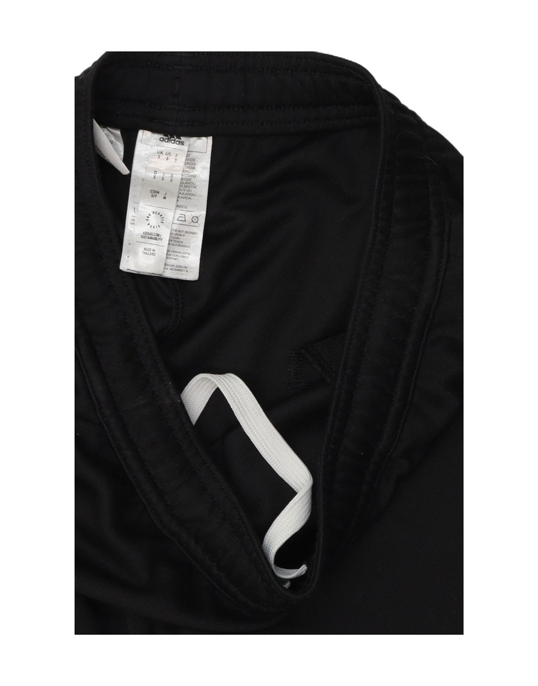Adidas Mens Tracksuit Trousers Small  Black Polyester