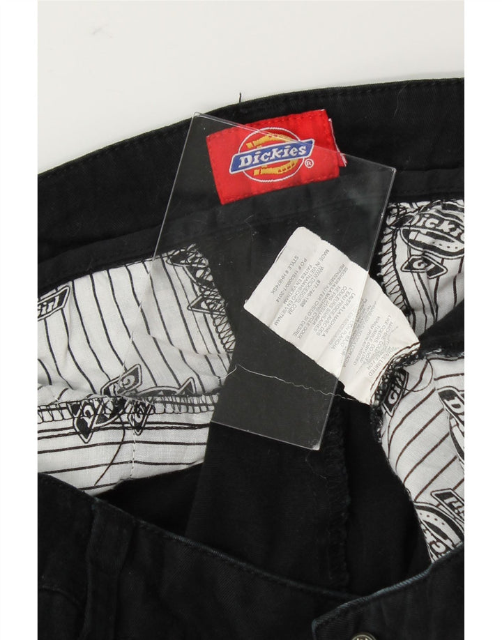 DICKIES Womens Slim Chino Trousers W30 L28 Black Cotton Vintage Dickies and Second-Hand Dickies from Messina Hembry 