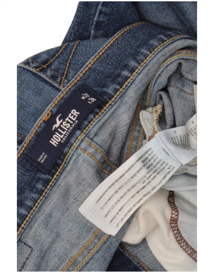 Hollister Mens Slim Jeans W30 L30 Blue Cotton