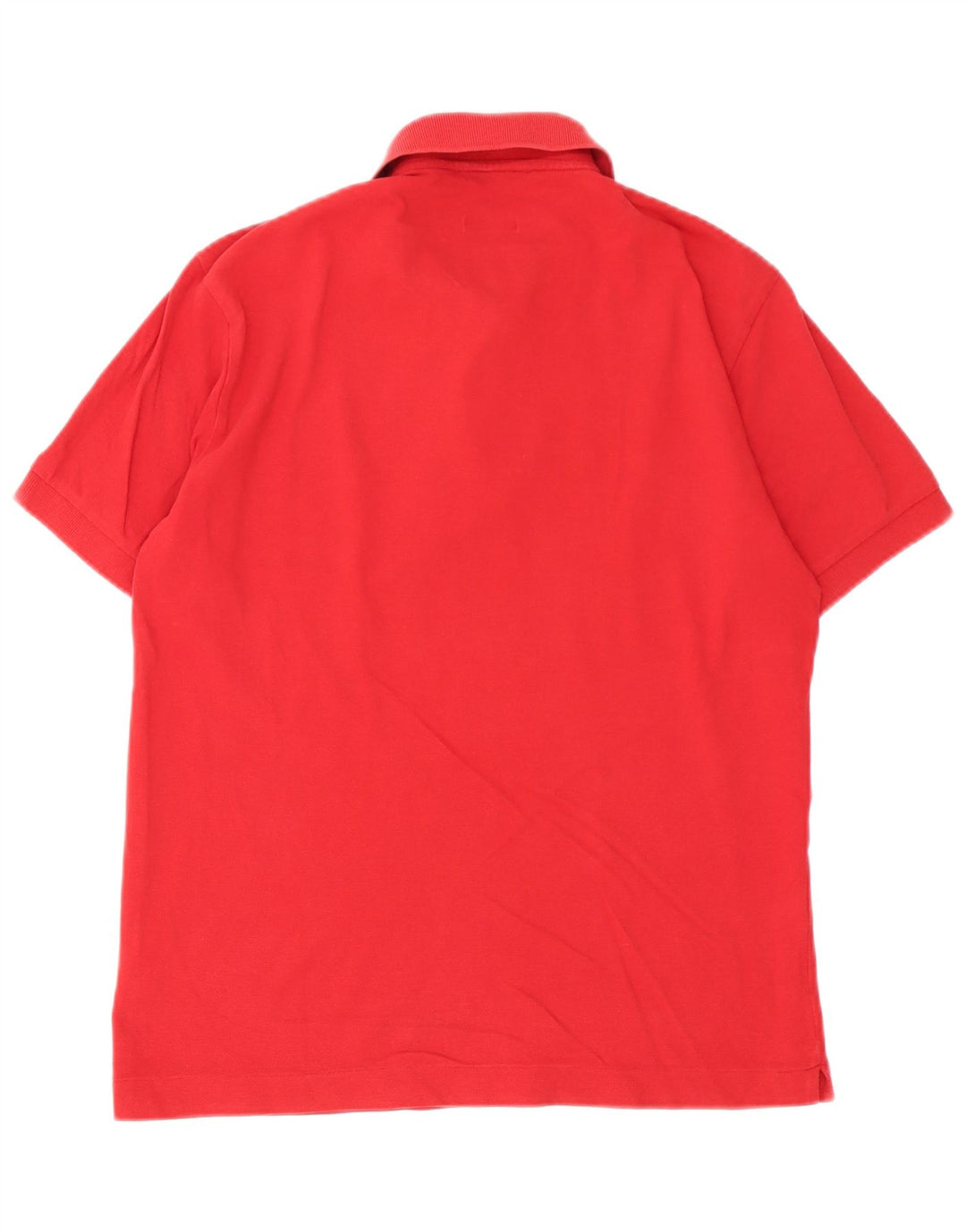 Gas Mens Polo Shirt Medium Red Cotton