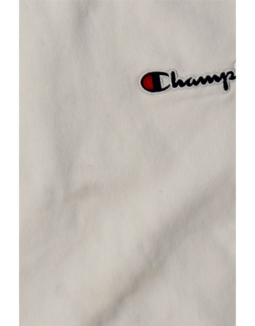 Champion Womens Oversized Sweatshirt Jumper UK 6 XS White Cotton