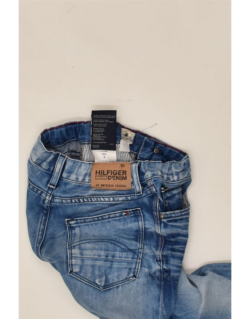 TOMMY HILFIGER Girls Slim Jeans 7-8 Years W22 L25 Blue Cotton | Vintage Tommy Hilfiger | Thrift | Second-Hand Tommy Hilfiger | Used Clothing | Messina Hembry 