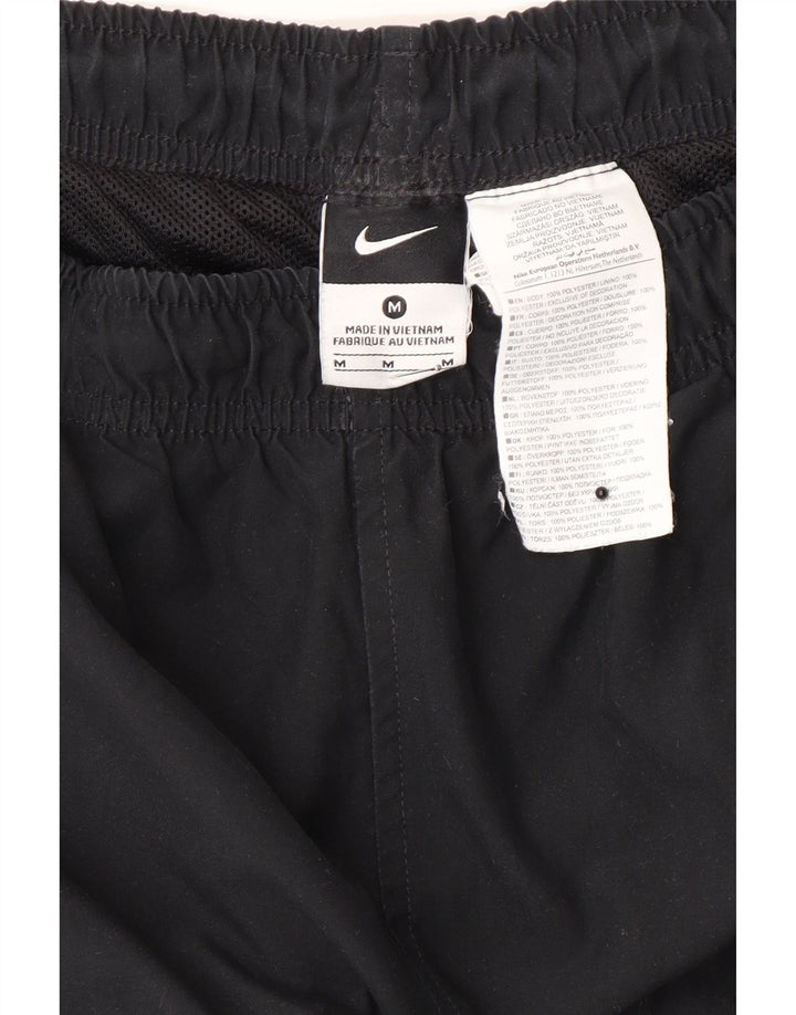 Nike Mens Tracksuit Trousers Medium Black Colourblock Polyester