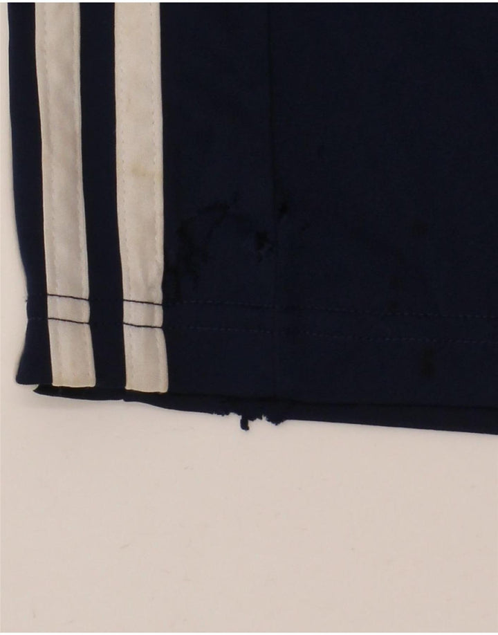Adidas Mens Aeroready Graphic Sport Shorts Medium Navy Blue Polyester
