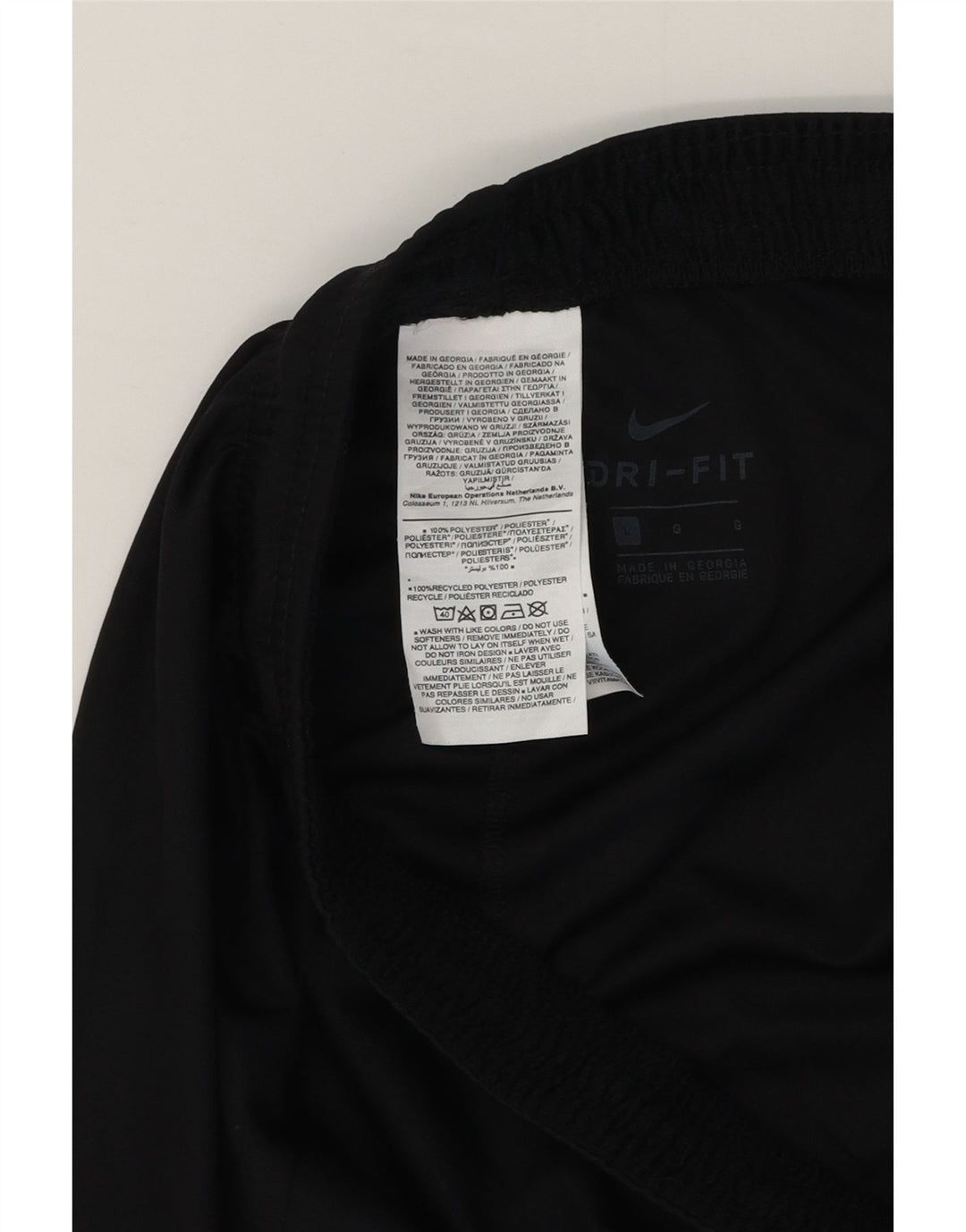 Nike Mens Dri Fit Sport Shorts Large Black Polyester
