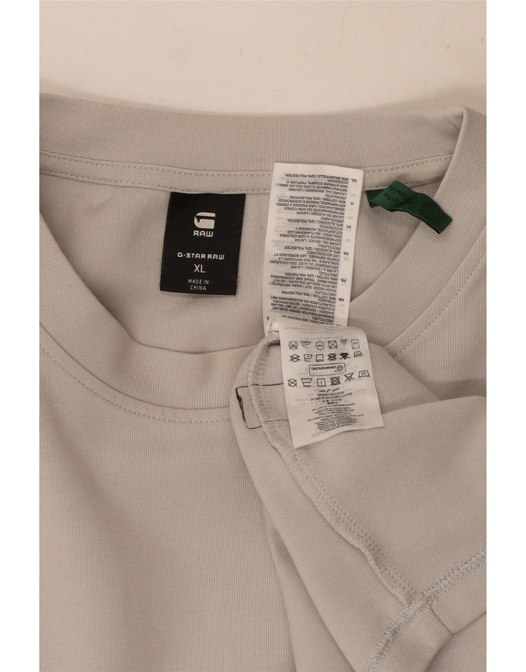 G-Star Mens Top Long Sleeve XL Grey Cotton