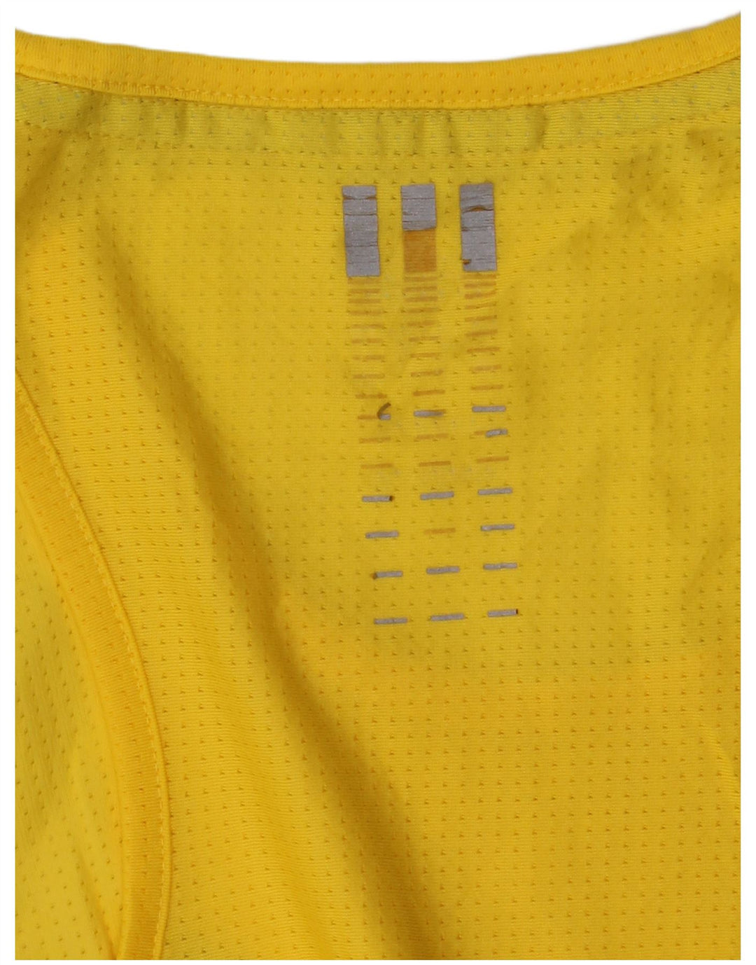 Adidas Mens Vest Top Medium Yellow Colourblock Polyester