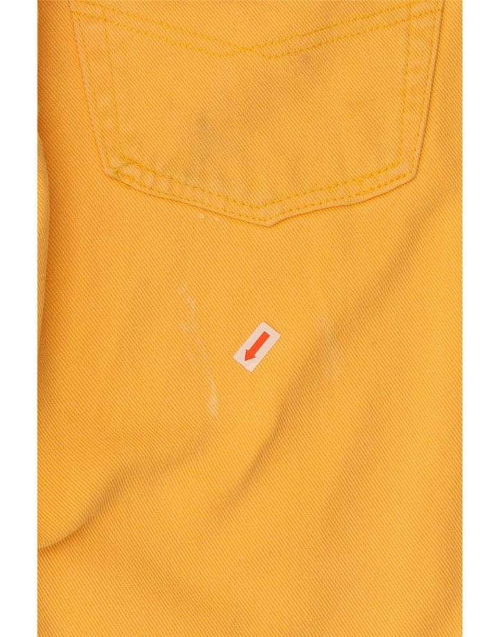 Rifle Mens Straight Jeans W32 L29 Yellow