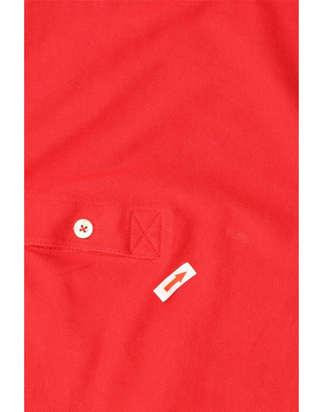 Kappa Mens Polo Shirt Large Red Striped