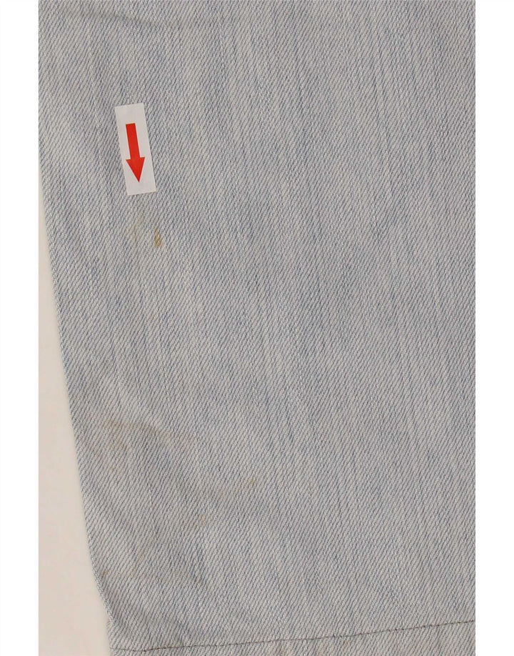 Lee Mens Straight Jeans W34 L30 Blue Cotton