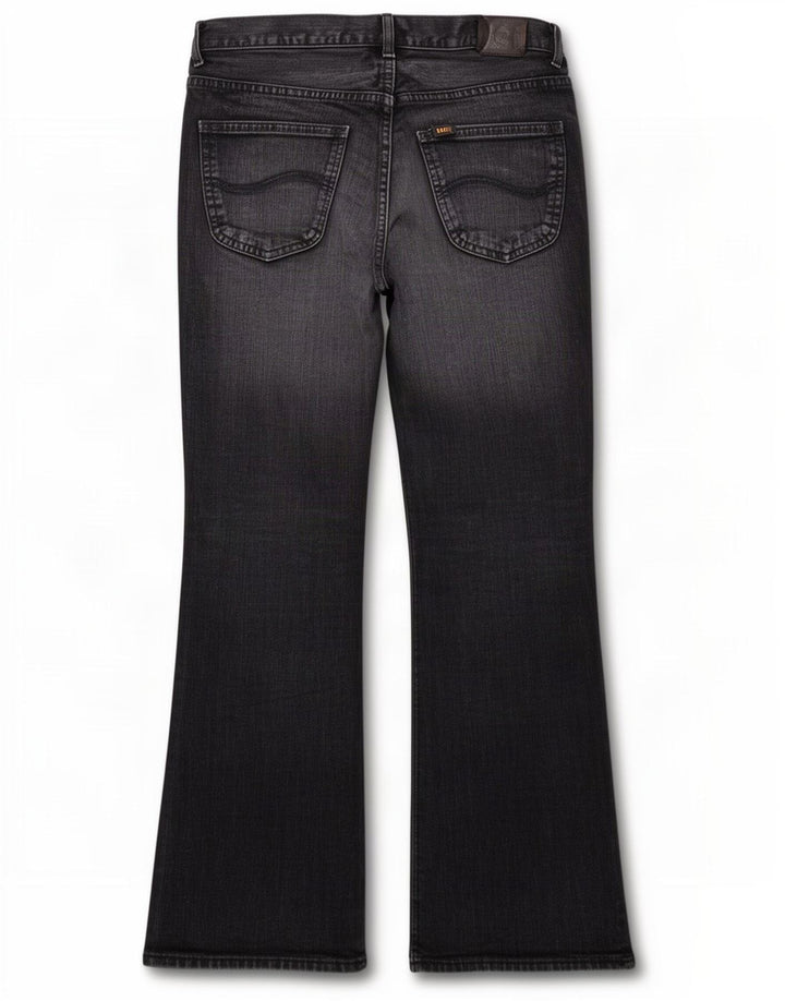 Lee Mens Denver Bootcut Jeans W34 L30 Black Cotton