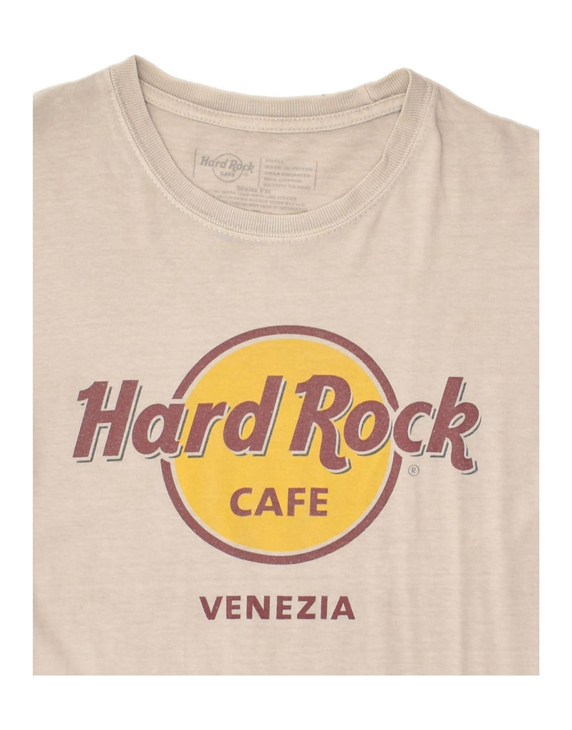 HARD ROCK CAFE Mens Venezia Graphic T-Shirt Top Small Grey Cotton | Vintage Hard Rock Cafe | Thrift | Second-Hand Hard Rock Cafe | Used Clothing | Messina Hembry 