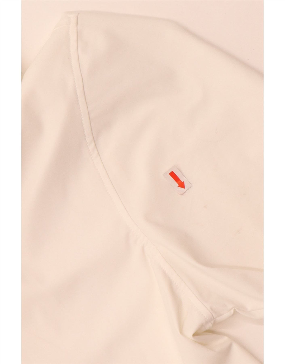BOTTEGA ARTIGIANA Mens Polo Shirt Medium Off White Nylon