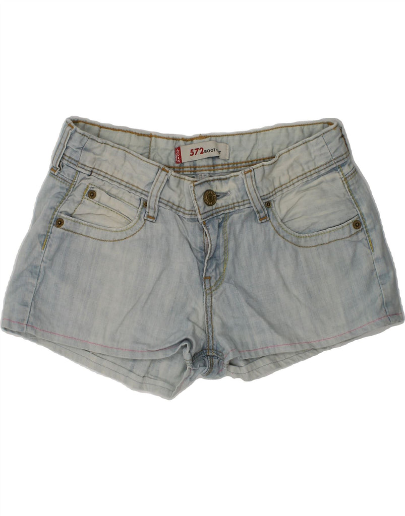 LEVI'S Girls 572 Denim Shorts 15-16 Years W28 Blue | Vintage Levi's | Thrift | Second-Hand Levi's | Used Clothing | Messina Hembry 