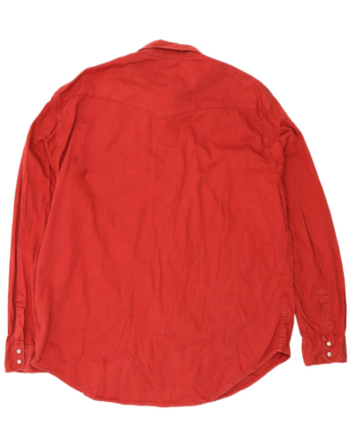 Levi's Mens Shirt 2XL Red Cotton