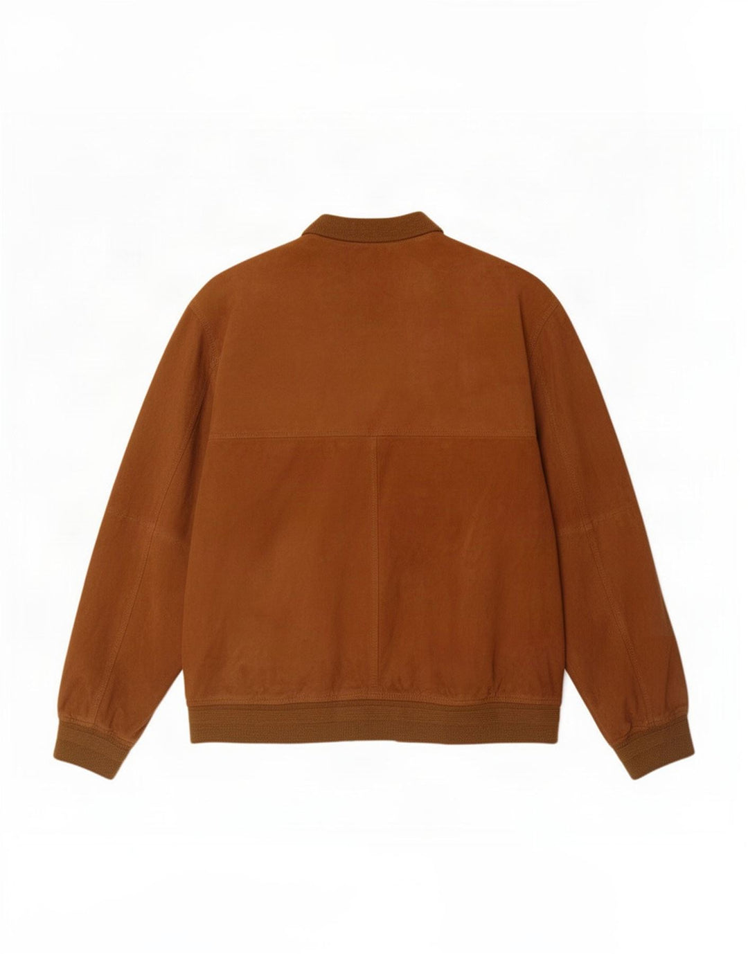 Ivy Oxford Mens Suede Bomber Jacket IT 52 XL Brown