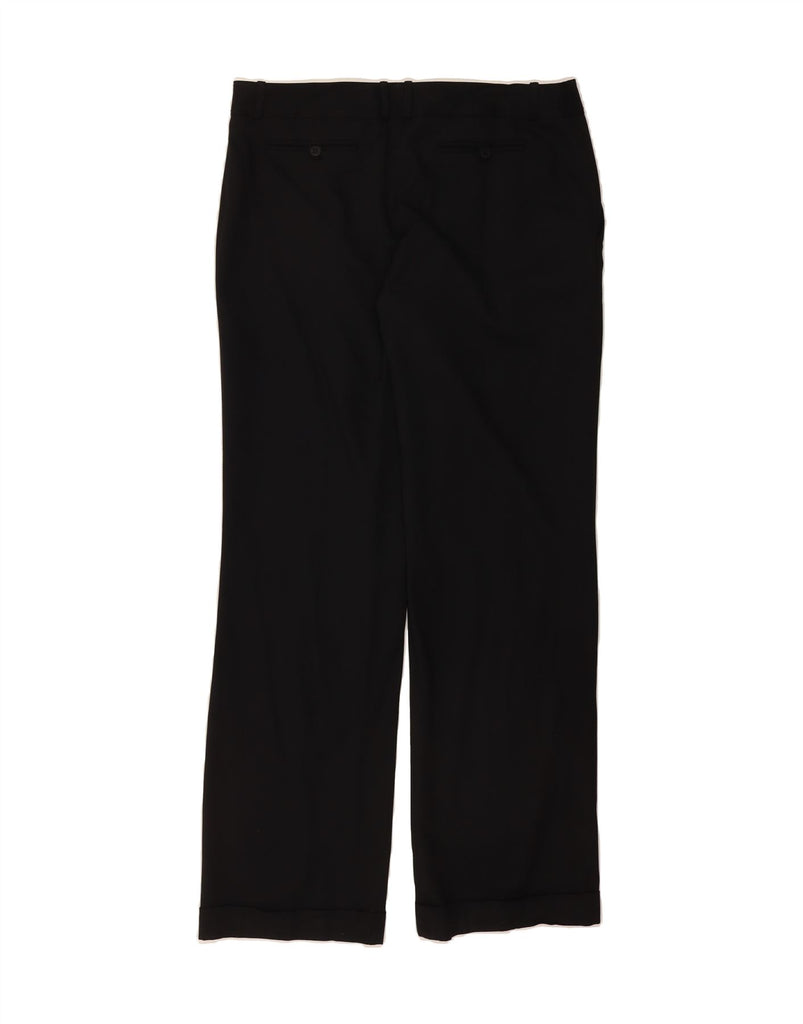 TED BAKER Womens Straight Suit Trousers Size 4 Large W32 L34 Black Viscose Vintage Ted Baker and Second-Hand Ted Baker from Messina Hembry 